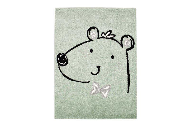 Paco Home Tapis pour enfants d'ours mignon  