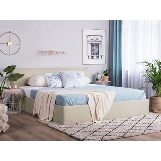 Beliani Bett mit Lattenrost aus Polyester Modern ORBEY  