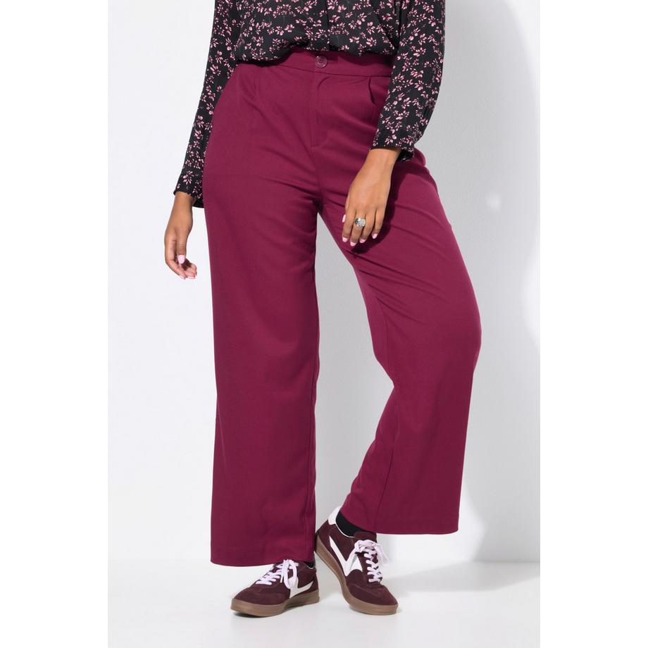 Studio Untold Pantaloni vita alta gamba larga cintura parzialmente elastica  