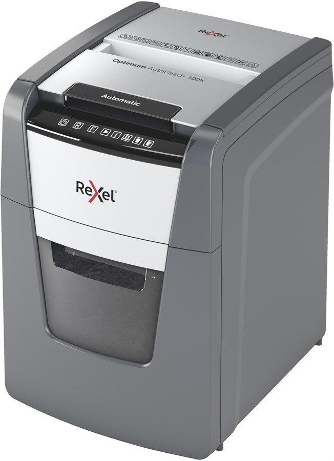 Rexel REXEL Aktenvernichter Optimum AF+ 2020100XCH 100X, P-4, 34lt  