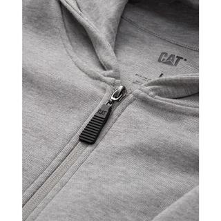 Caterpillar  Hoodie mit durchgehendem Reißverschluss Schlaufe hinten 