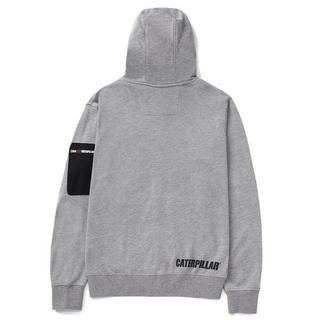 Caterpillar  Hoodie mit durchgehendem Reißverschluss Schlaufe hinten 