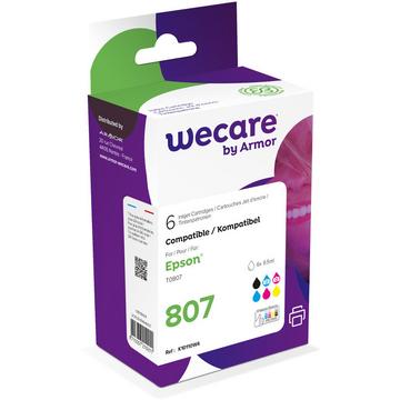 WECARE Multipack new built 6-color T080740WE z.Epson StylusPhoto R2 6x9.5ml