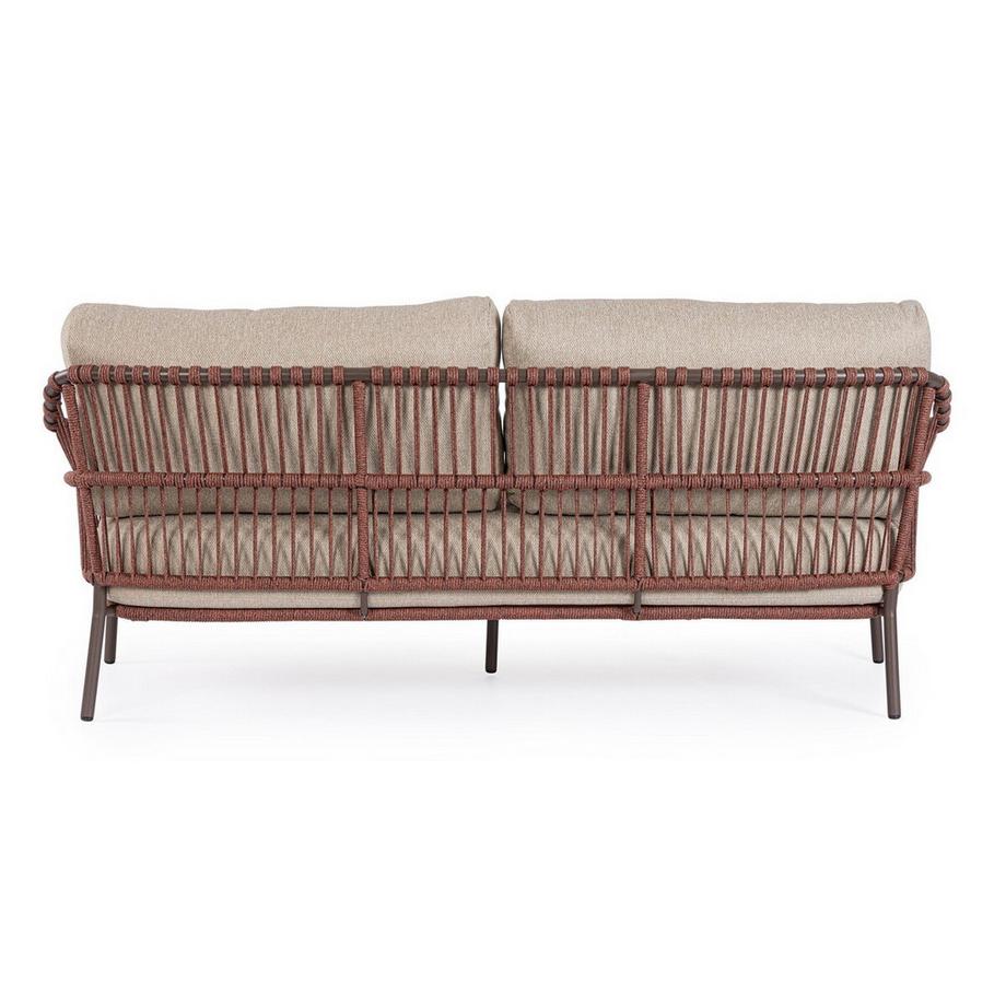 mutoni Divano da giardino a 2 posti Talaia Java  