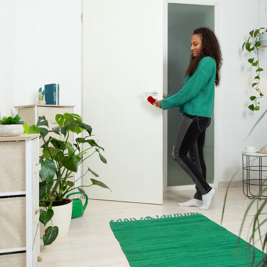 B2X Clip di protezione per cavo porta 2 pezzi rosso  