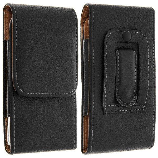 Avizar  Etui ceinture vertical cuir grainé XL 