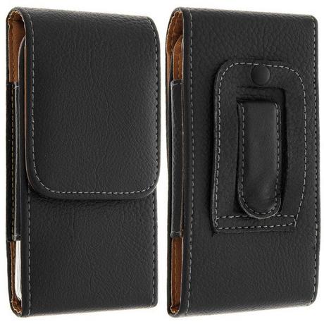 Avizar  Etui ceinture vertical cuir grainé XL 