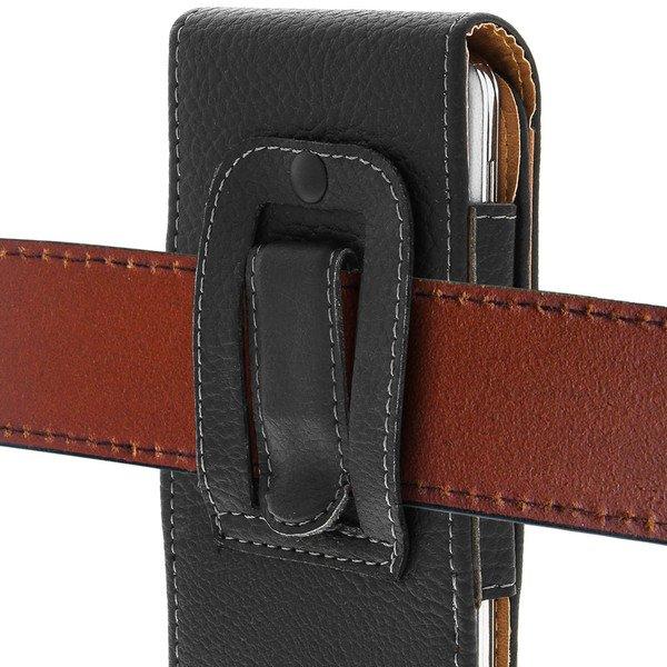 Avizar  Etui ceinture vertical cuir grainé XL 