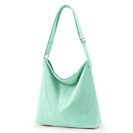 Only-bags.store Kordtasche Umhängetasche mit Reißverschluss Wasserdichter Shopper  