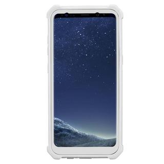 Cadorabo  Housse compatible avec Samsung Galaxy S8 - Coque de protection 2 en 1 avec bord en silicone TPU et dos en verre acrylique 