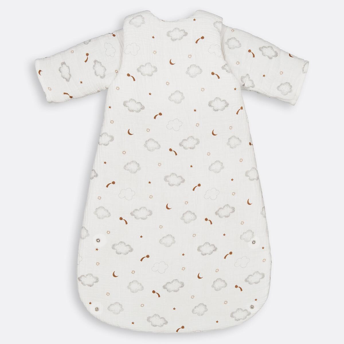 La Redoute Intérieurs Sacco Nanna Invernale in Garza di Cotone Nuvole e Stelle Cadenti  