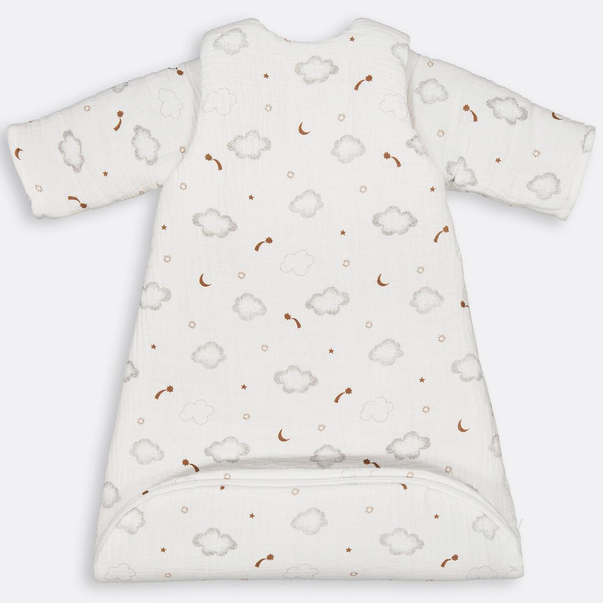 La Redoute Intérieurs Sacco Nanna Invernale in Garza di Cotone Nuvole e Stelle Cadenti  