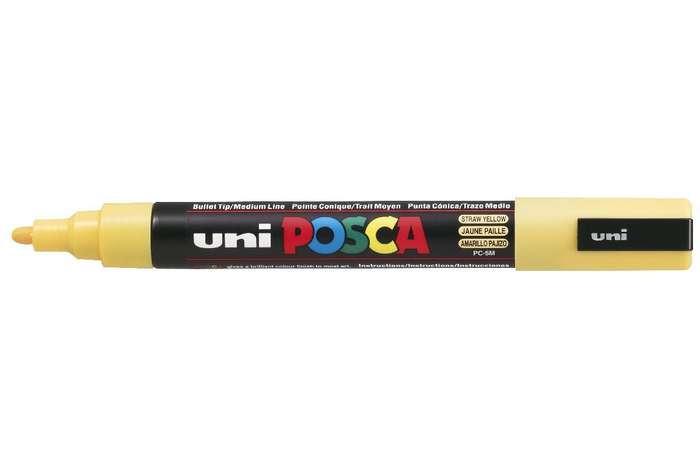 uni-ball POSCA uni PC-5M evidenziatore 1 pz Tipo di punta Giallo  