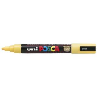 uni-ball UNI-BALL Posca Marker 1,8-2,5mm PC5MSTRAWYEL strohgelb, Rundspitze  