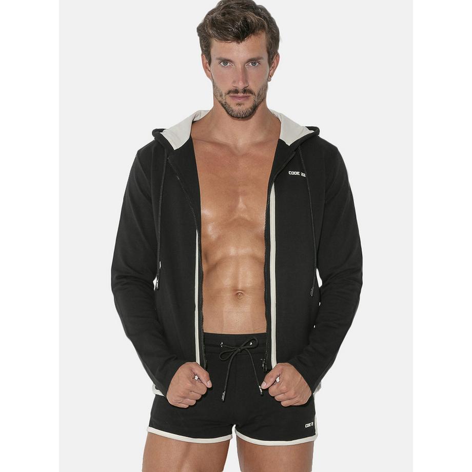 Code22  Sportjacke mit Reißverschluss und Kapuze Focus 