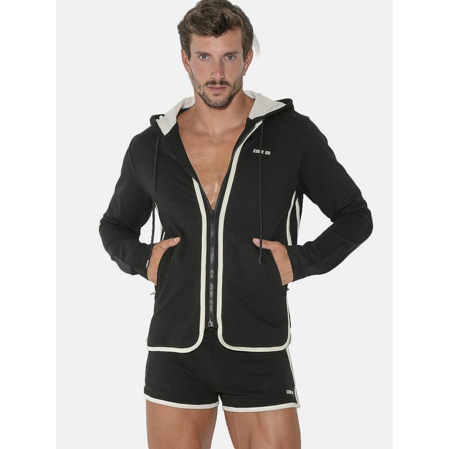 Sportjacke mit Reißverschluss und Kapuze Focus