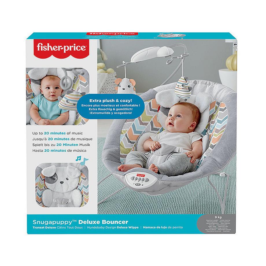 Fisher Price  Deluxe Wippe im Hundebaby Design 