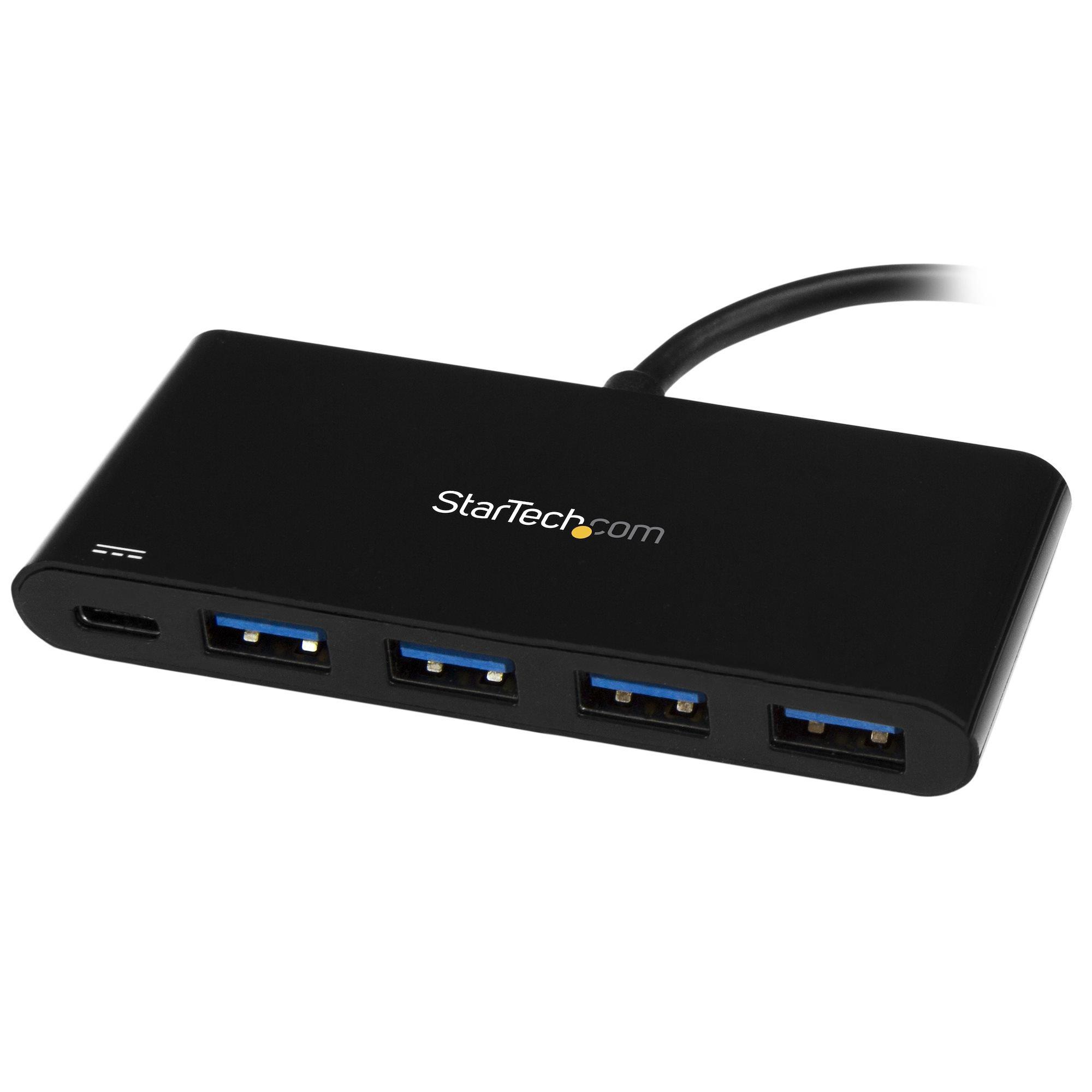 STARTECH  USB 3.0 HUB 4 PORTS W/PD 2.0 C TO 4X A 