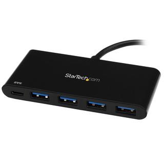 STARTECH  HB30C4AFPD hub di interfaccia USB 3.2 Gen 1 (3.1 Gen 1) Type-C 5000 Mbit/s Nero 