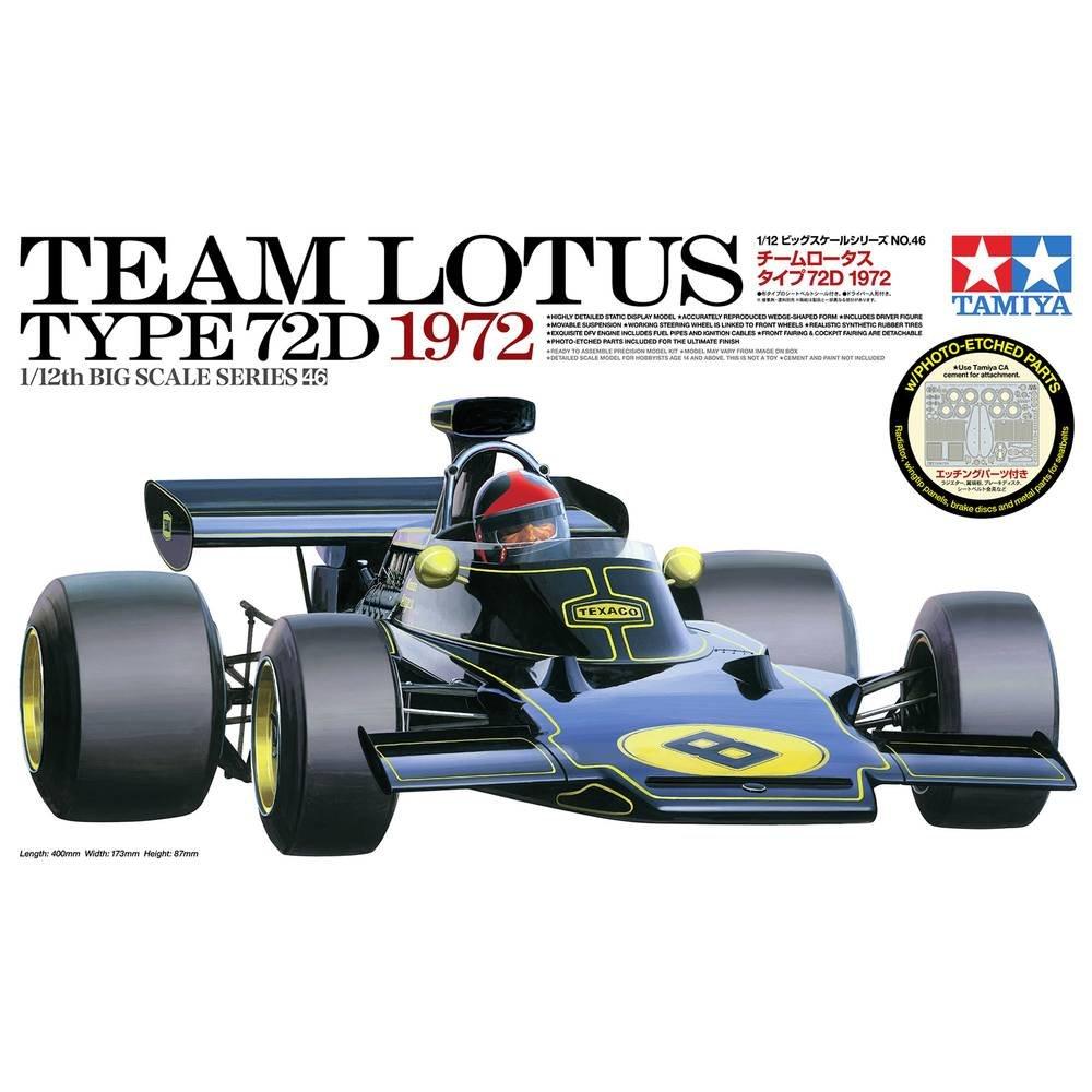 Tamiya  Team Lotus Type 72D 1972 Automodell Bausatz 1:12 