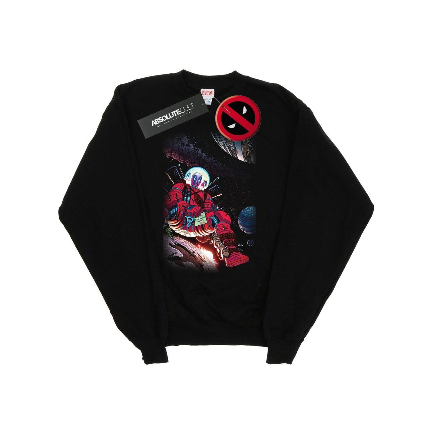 Image of Deadpool Astronaut Sweatshirt Damen Schwarz S