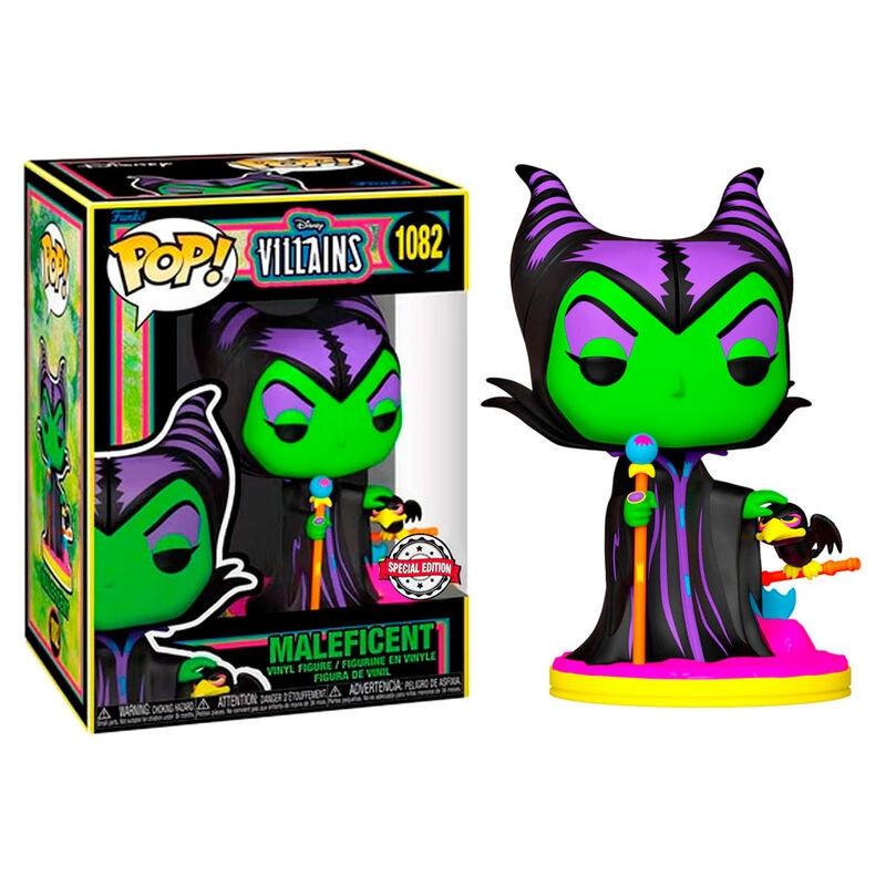 Funko  Figurine POP Disney Villains Maleficent Black Light Exclusive 