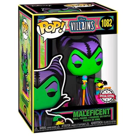 Funko  Figurine POP Disney Villains Maleficent Black Light Exclusive 