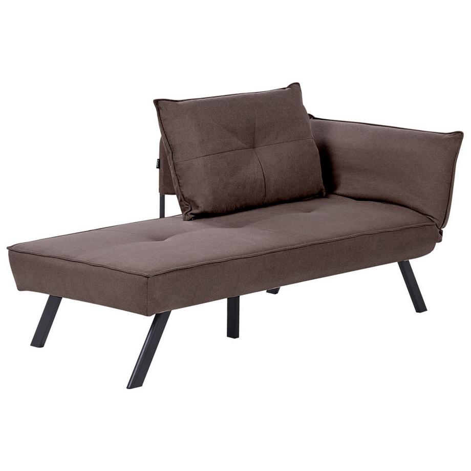 Beliani Chaise longue côté droit en Tissu Moderne ROCAMADOUR  