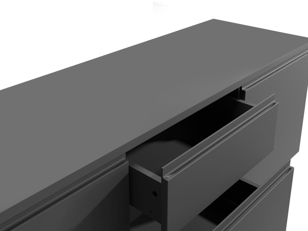 Vente-unique Mobile sotto lavabo sospeso 150 cm Grigio - JIMENA II  