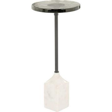 Table d&#039;appoint Aurora Marbre rond 27
