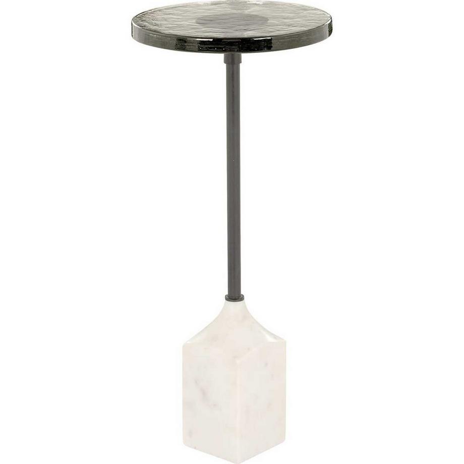 mutoni Table d&#039;appoint Aurora Marbre rond 27  