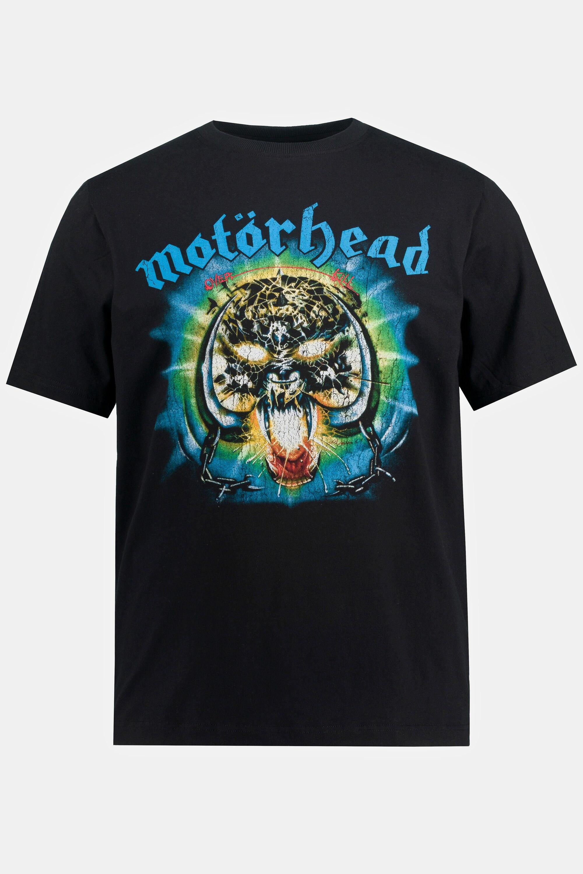 JP1880  T-shirt dedicata alla band Motörhead con mezze maniche nero 