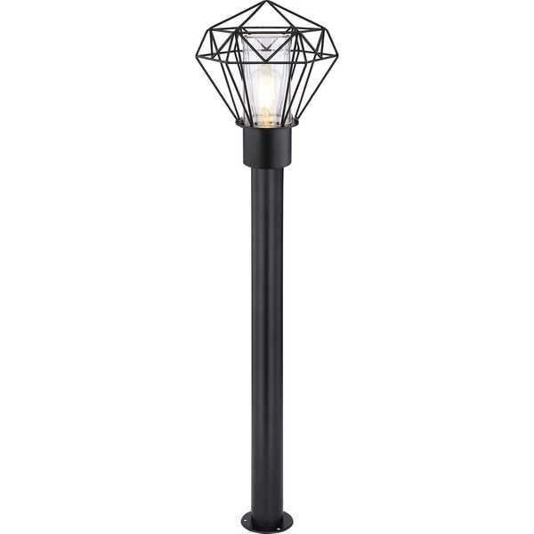 mutoni Lampada da esterno Horace in acciaio inox nero 1xE27 LED  