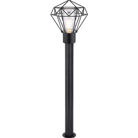 mutoni Lampada da esterno Horace in acciaio inox nero 1xE27 LED  