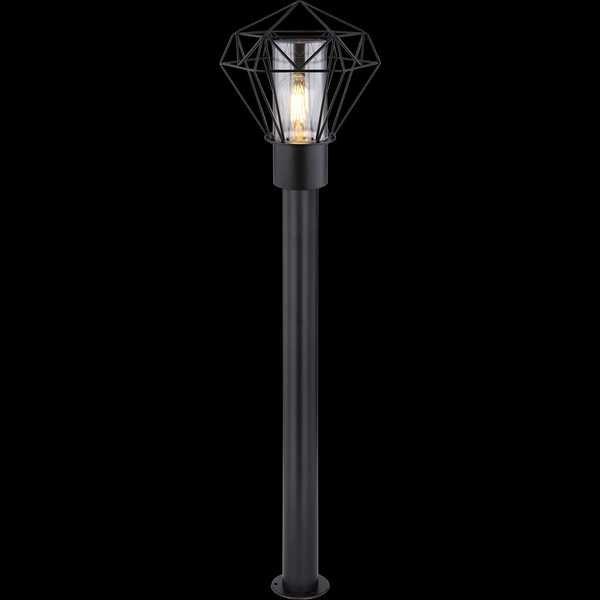 mutoni Lampada da esterno Horace in acciaio inox nero 1xE27 LED  