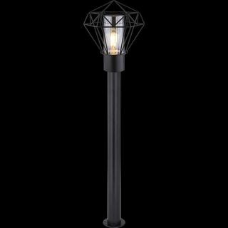 mutoni Lampada da esterno Horace in acciaio inox nero 1xE27 LED  