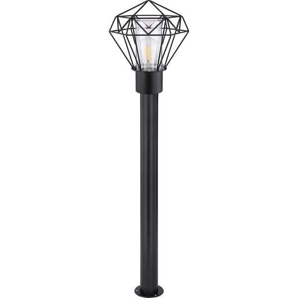 mutoni Lampada da esterno Horace in acciaio inox nero 1xE27 LED  