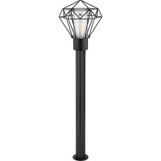 mutoni Lampada da esterno Horace in acciaio inox nero 1xE27 LED  