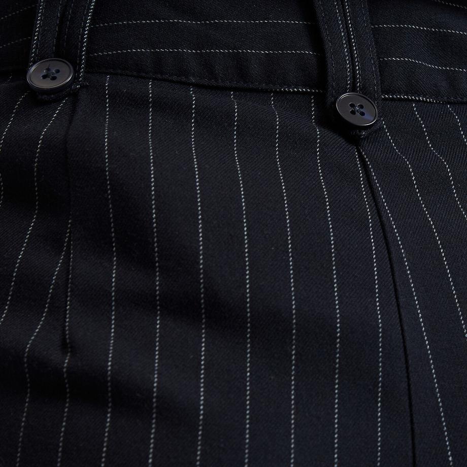 La Redoute Collections Nadelstreifen Weite Beinhose  