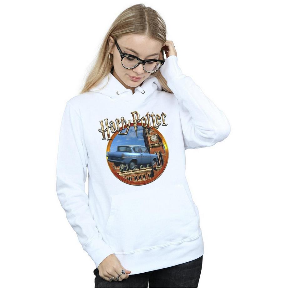 Harry Potter Felpa con cappuccio Auto Volante  
