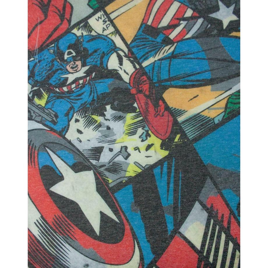 CAPTAIN AMERICA Comic Print T-Shirt  