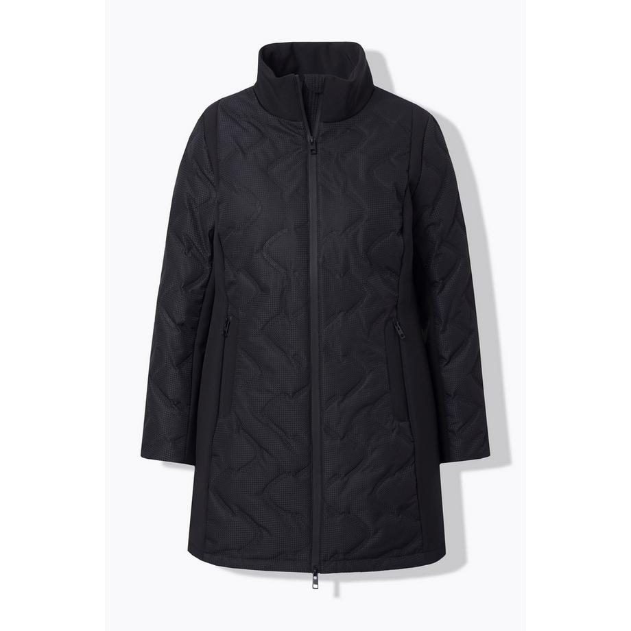 Ulla Popken HYPRAR Laserstepp-Jacke Softshell-Einsätze Kapuze  