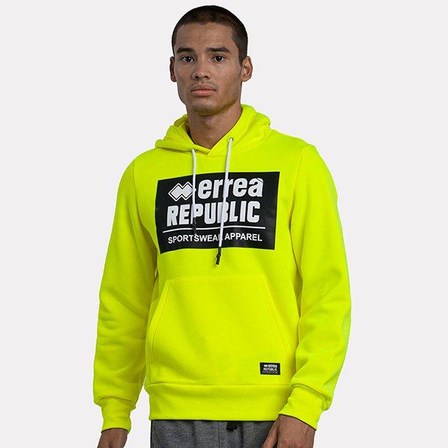 errea Felpa con Cappuccio Graphic  