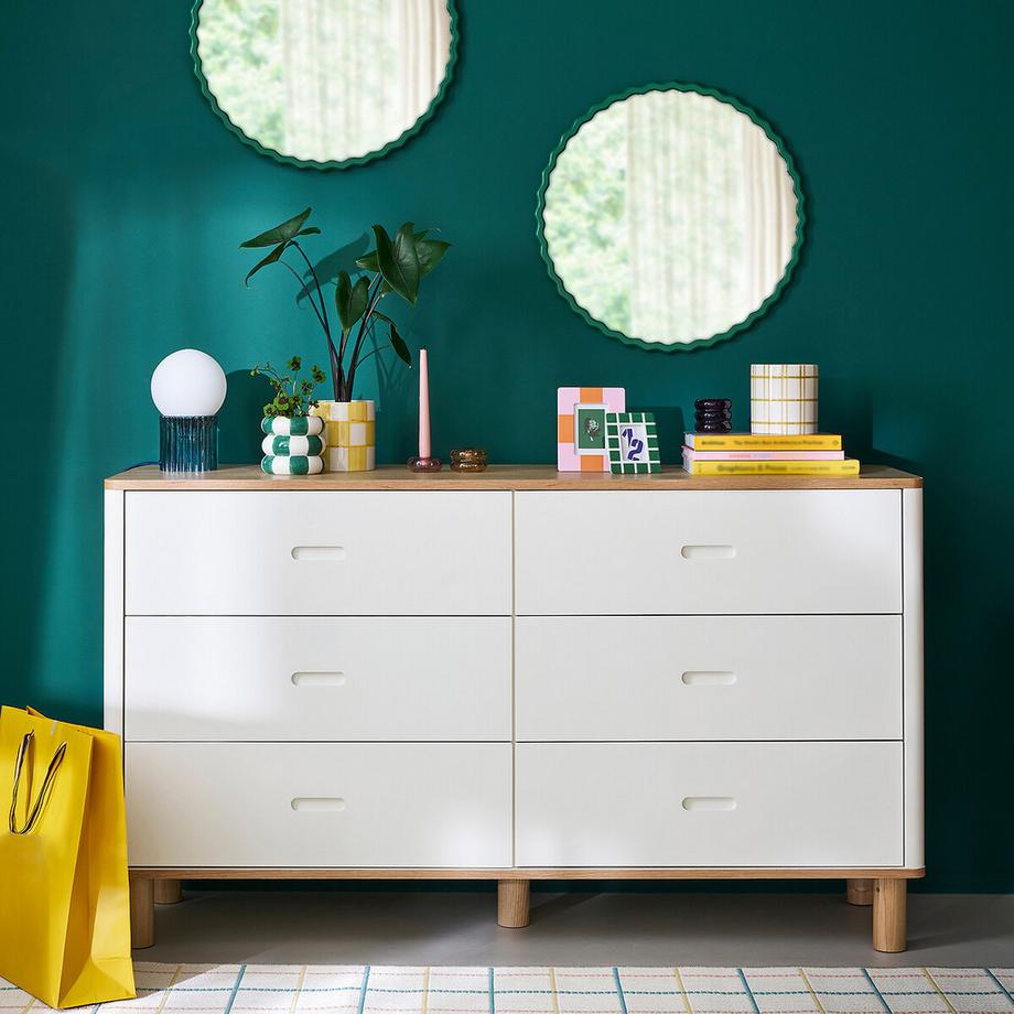 La Redoute Intérieurs Spiegel Nadima mit Wellenrand  