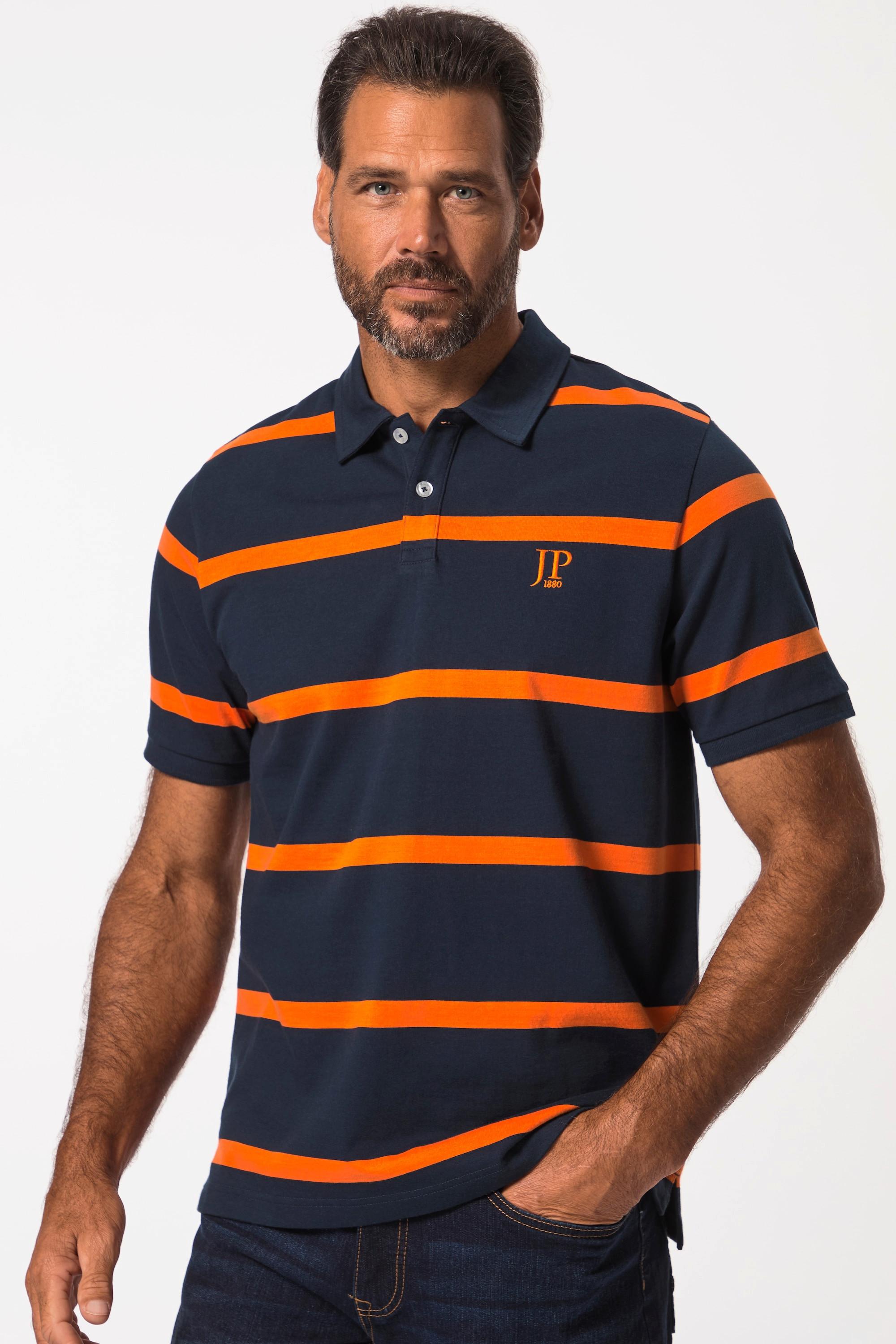 JP1880  Polo à manches courtes et rayures en jersey - jusqu'au 8 XL 