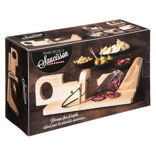 Secret de Gourmet Trancheuse à viande - manuelle - bois  