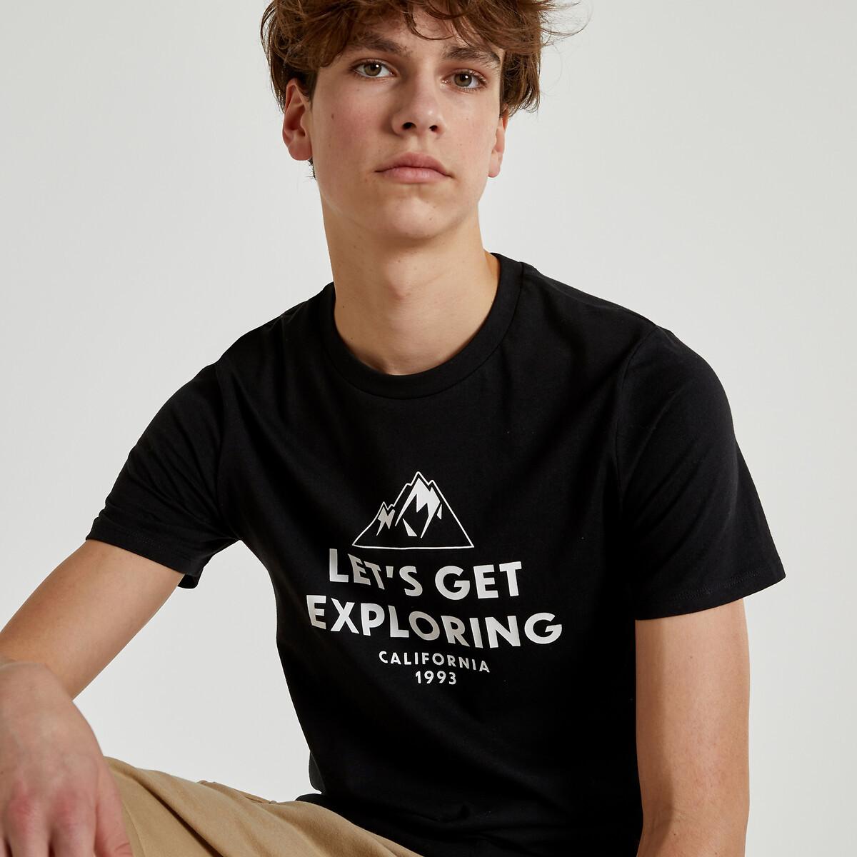 Image of 2er-pack T-shirts Mit Rundhals Und Messageprint Jungen Weiss XS