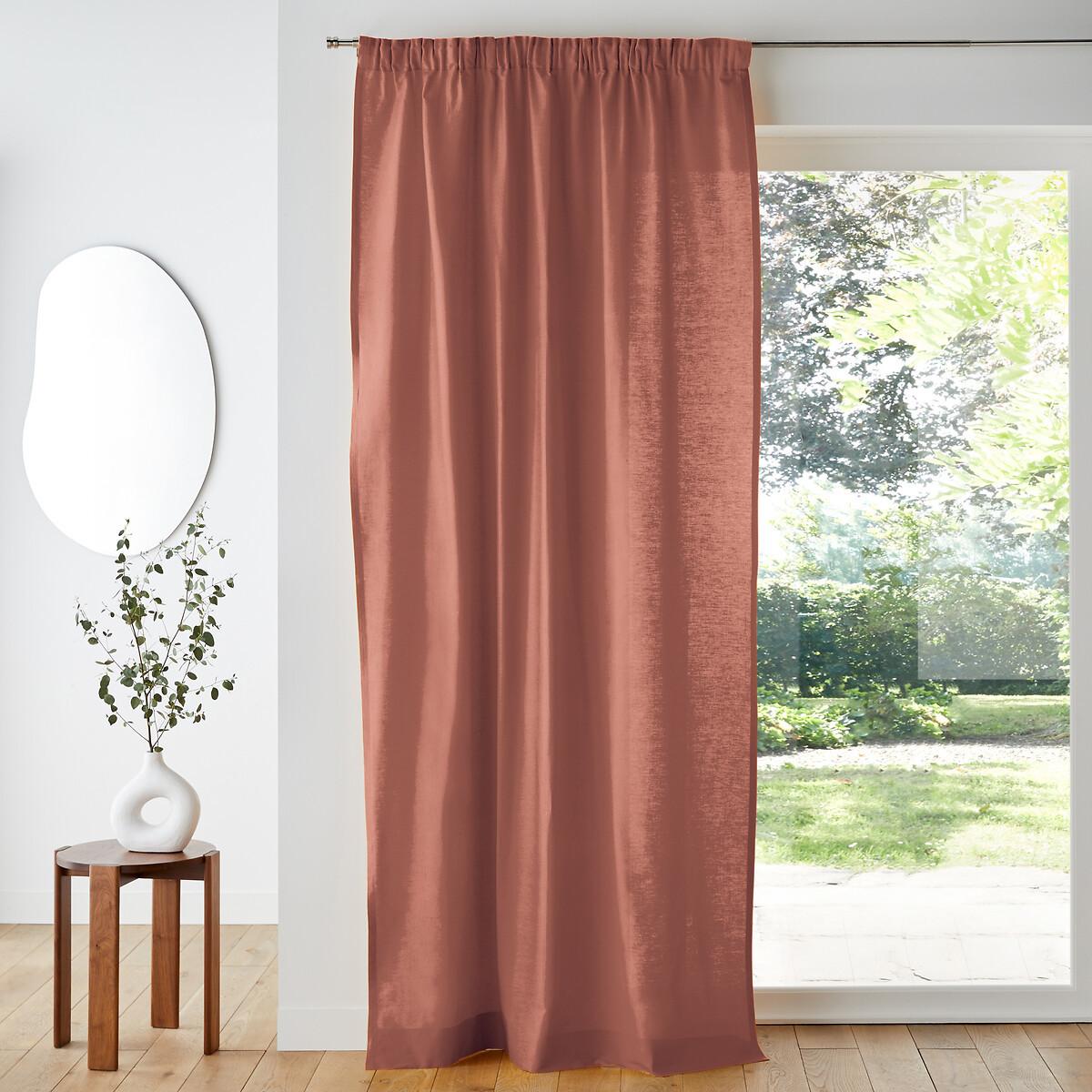 Image of Vorhang Scenario Mit Faltenband Unisex Braun 135x350CM