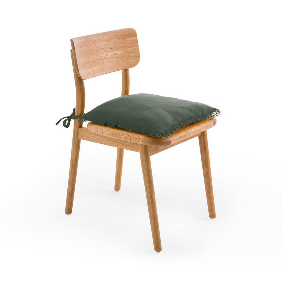 La Redoute Intérieurs Galette de chaise coton natté  
