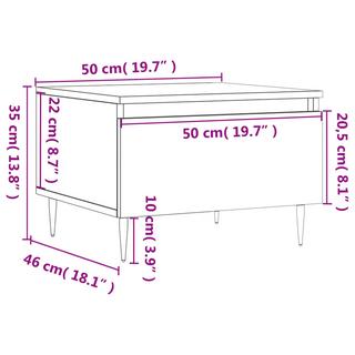 VidaXL Table basse bois d'ingénierie  